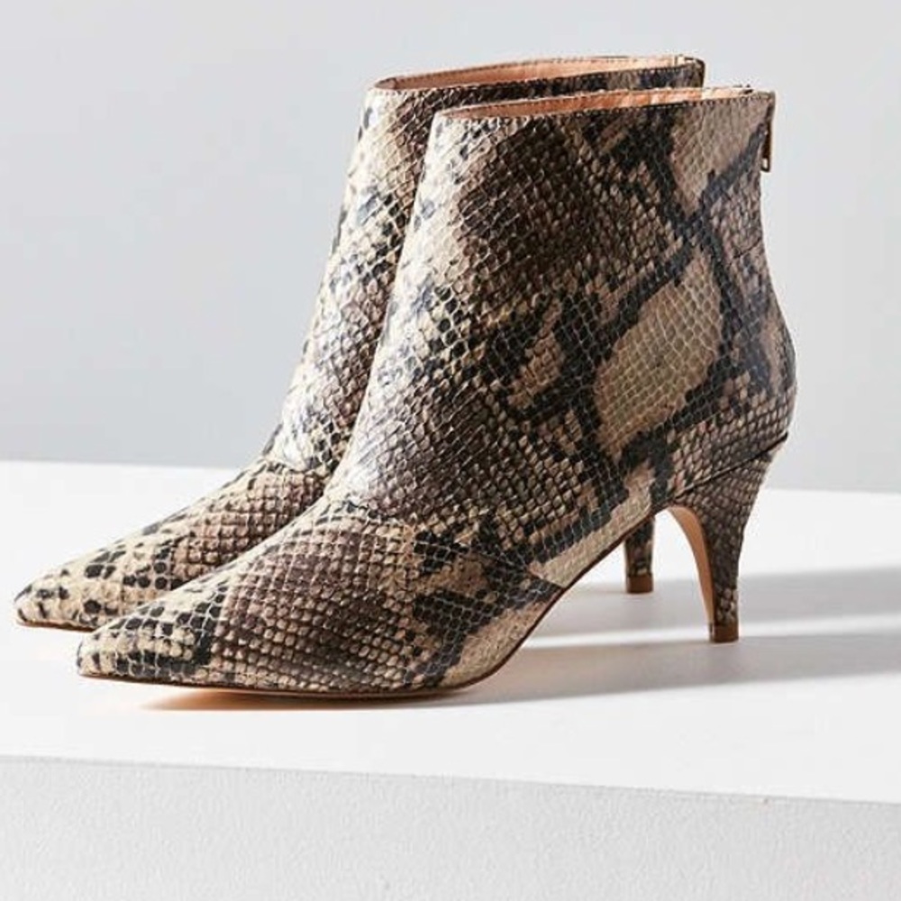 Urban Outfitters snake boots